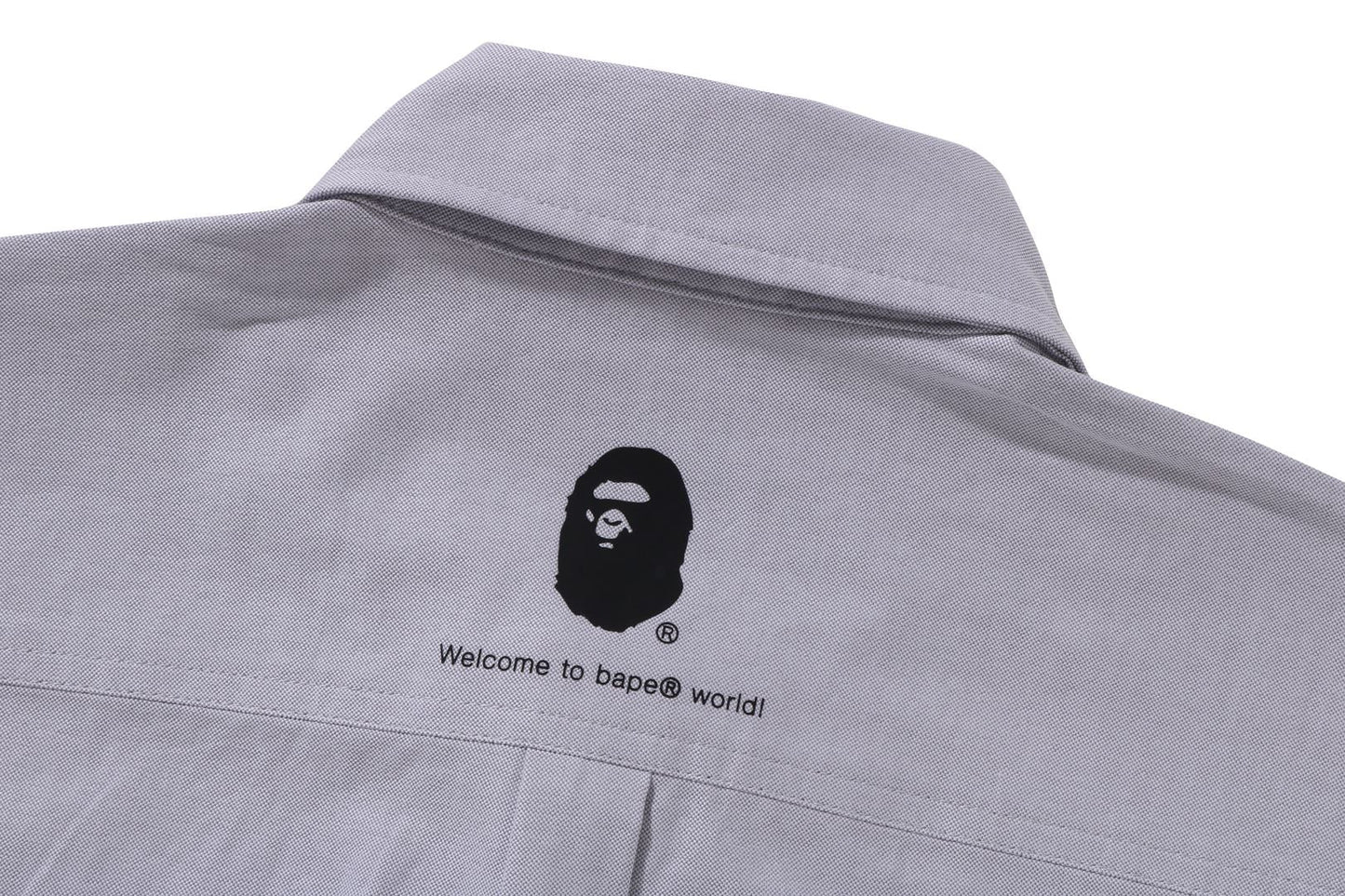 BAPE 1ST CAMO APPLIQUE OXFORD BD SHIRT