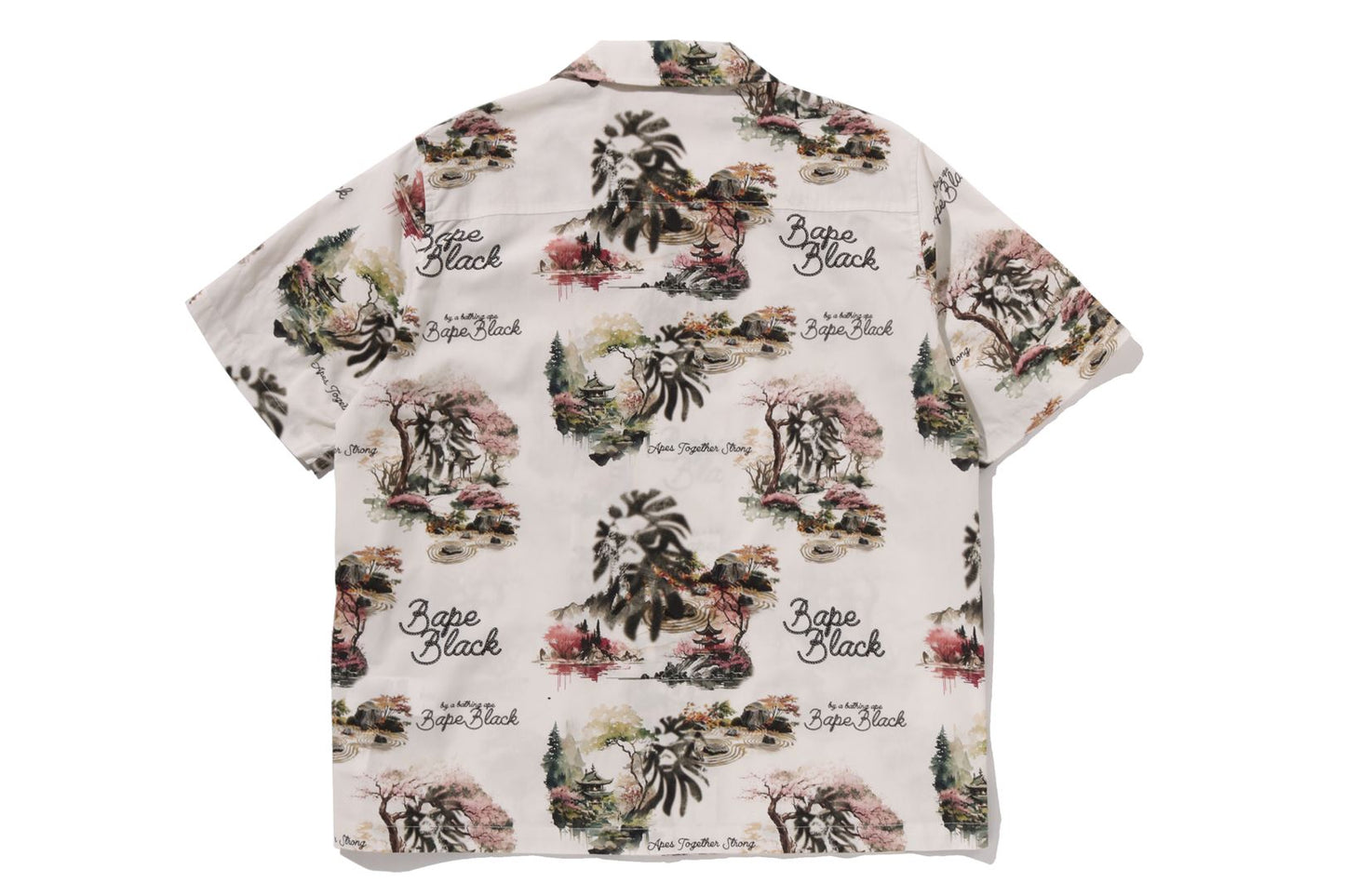 BAPE 黑色印花夏威夷套裝 #1