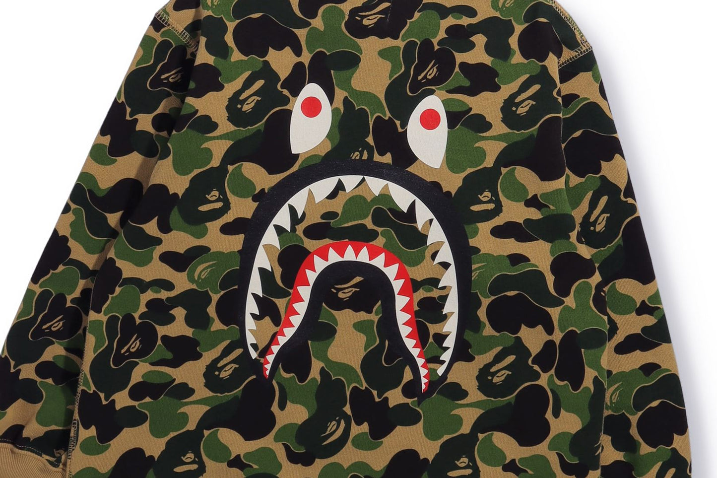 BAPE ABC CAMO SHARK 圓領毛衣