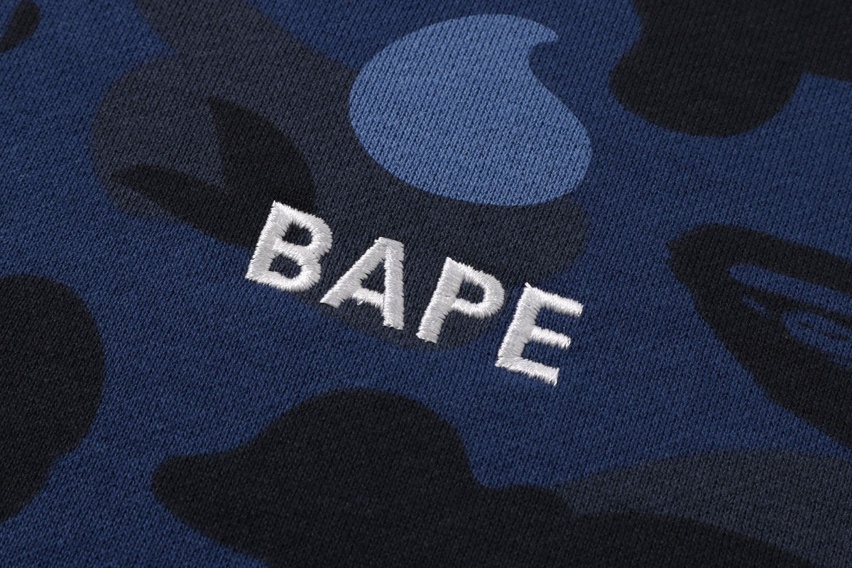 BAPE 彩色迷彩短版圓領運動衫