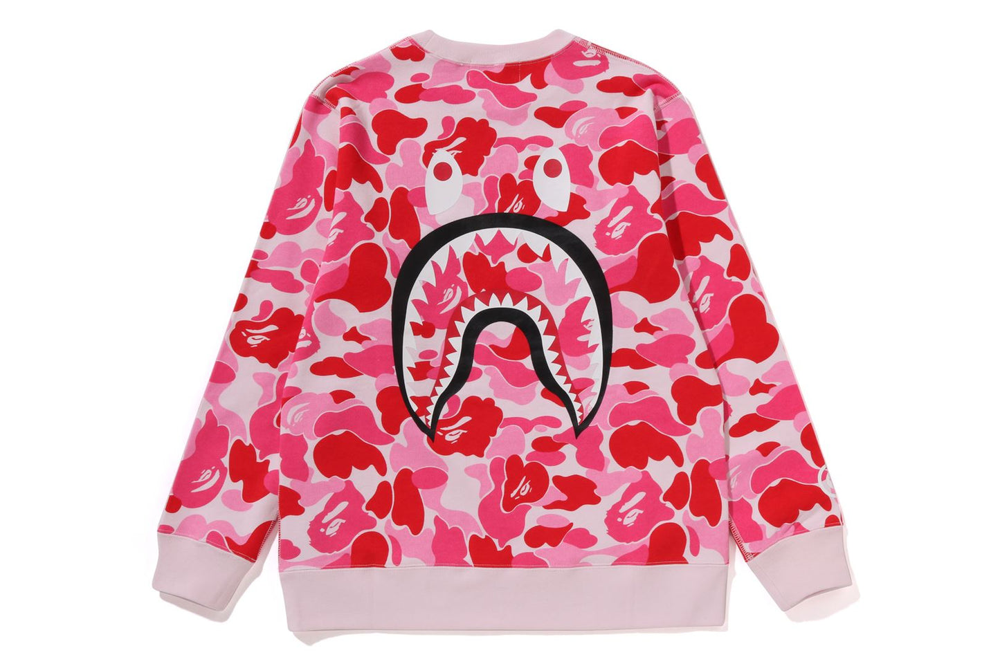 BAPE ABC CAMO SHARK CREWNECK SWEATSHIRT