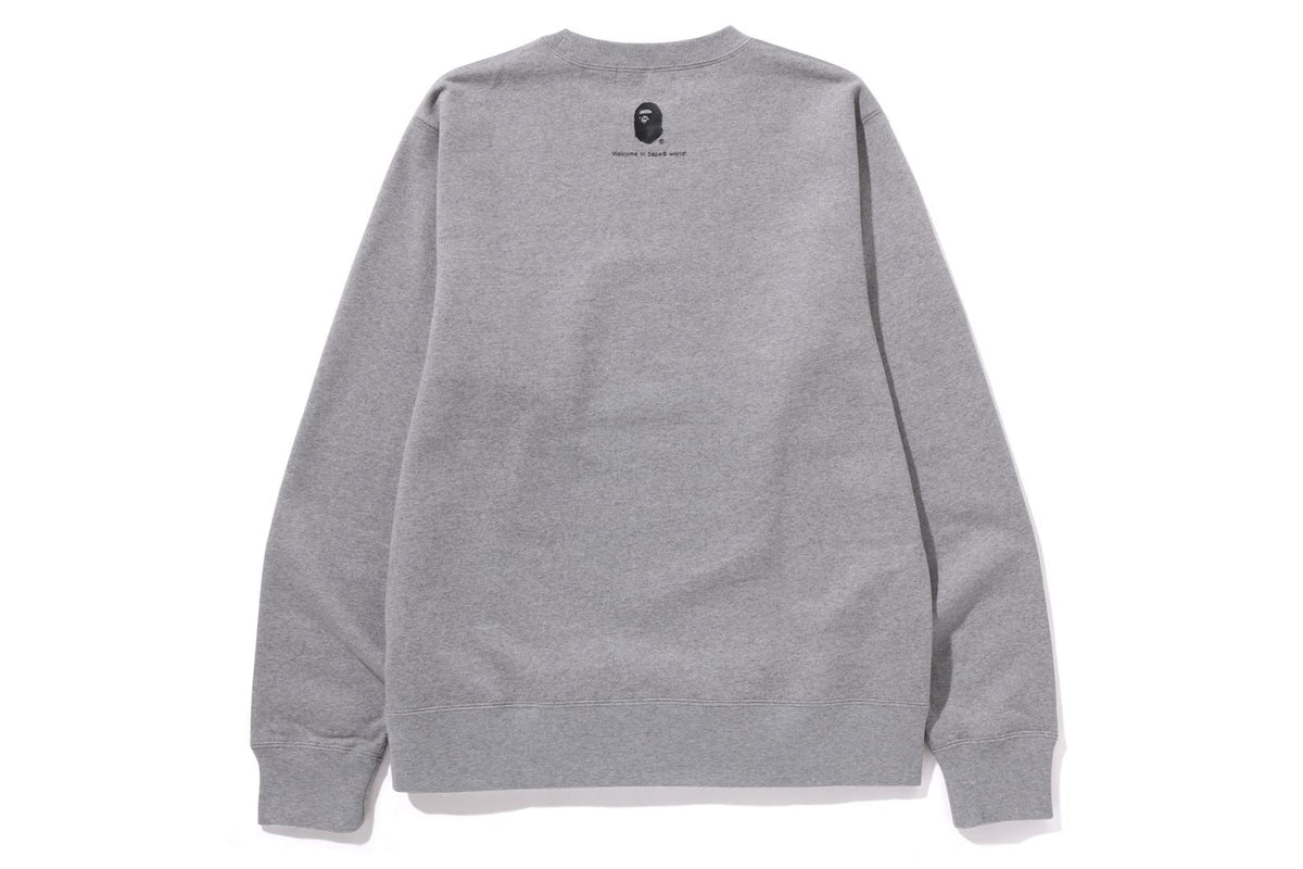 BAPE GO APE POINTER COLLEGE CREWNECK BAPEC
