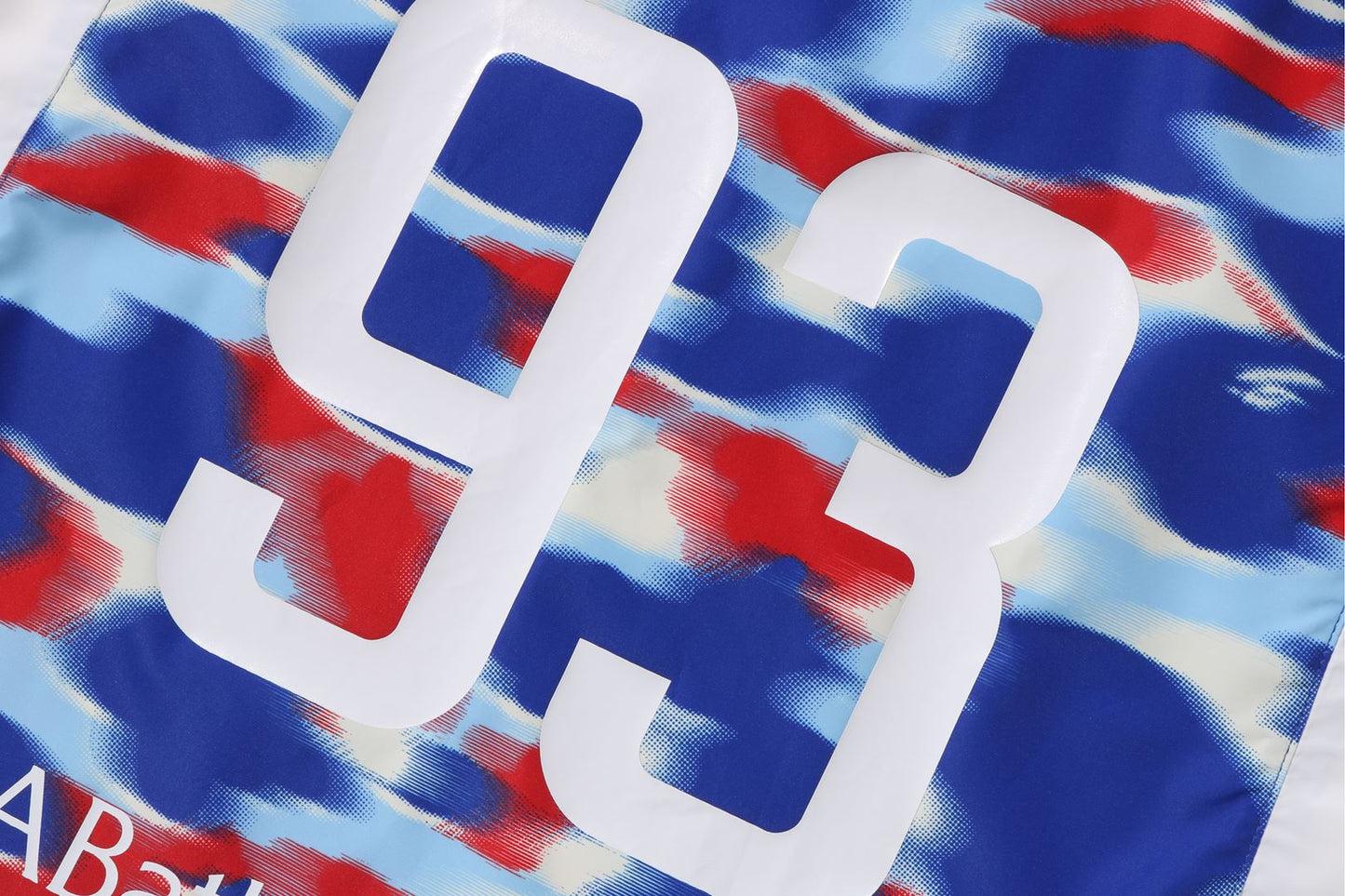BAPE SCREEN CAMO 足球標誌寬鬆版圓領衛衣
