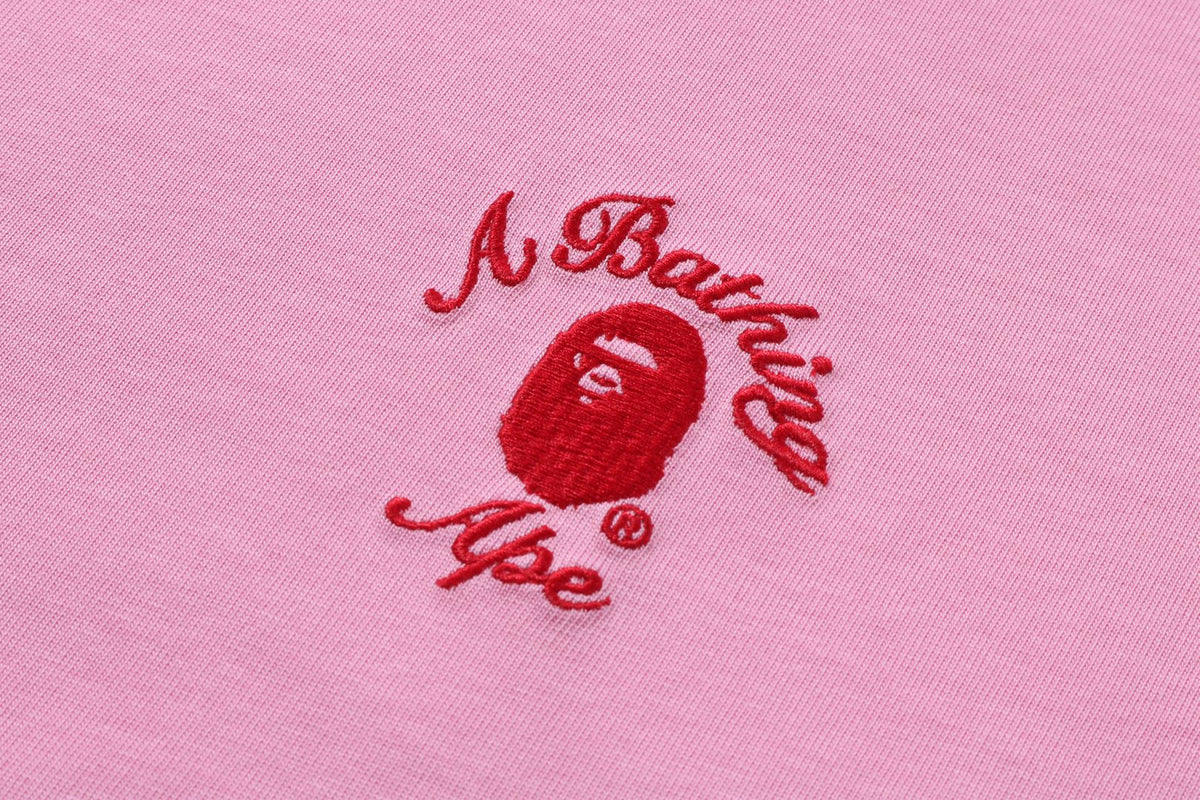 BAPE ONE POINT COLLEGE RELAXED FIT TEE