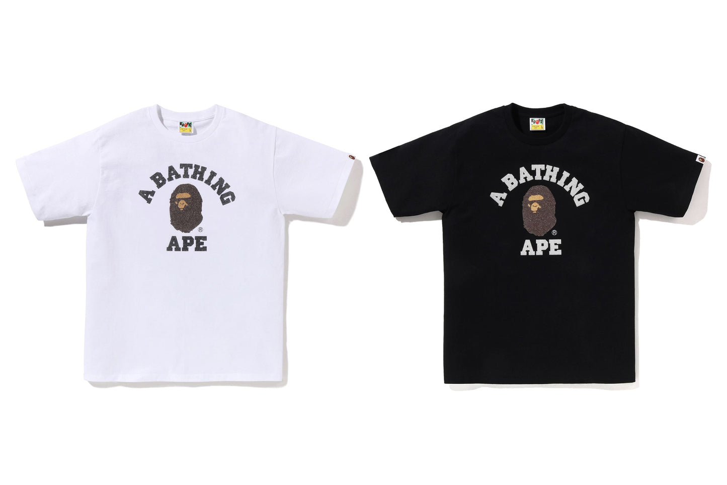 BAPE GLASS BEADS COLLEGE TEE