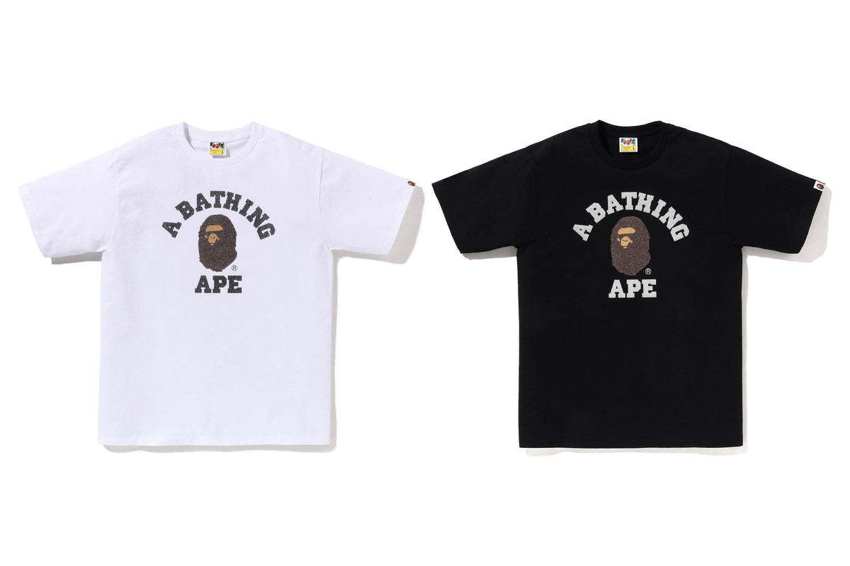 BAPE GLASS BEADS COLLEGE TEE