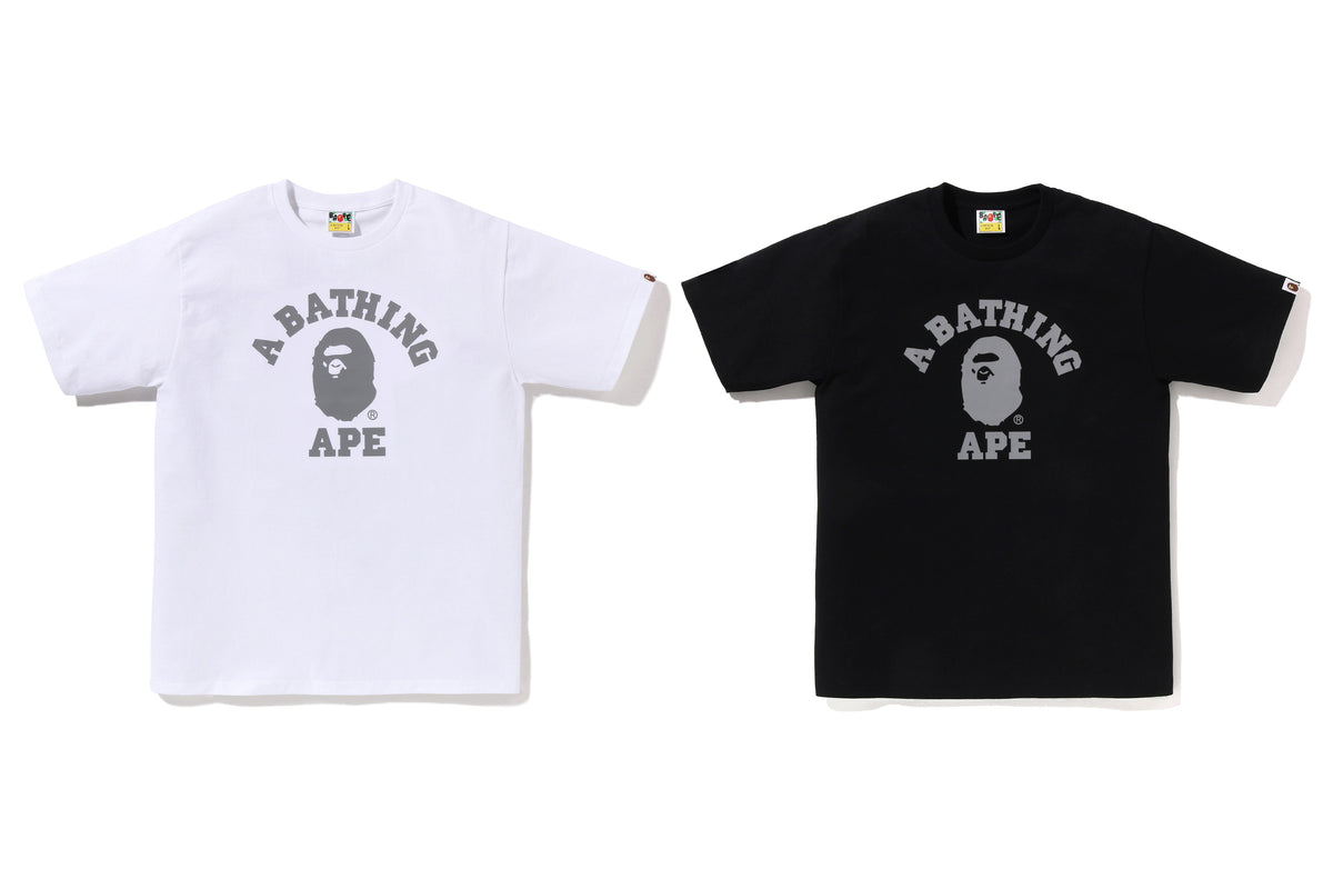 BAPE 反光大學T恤