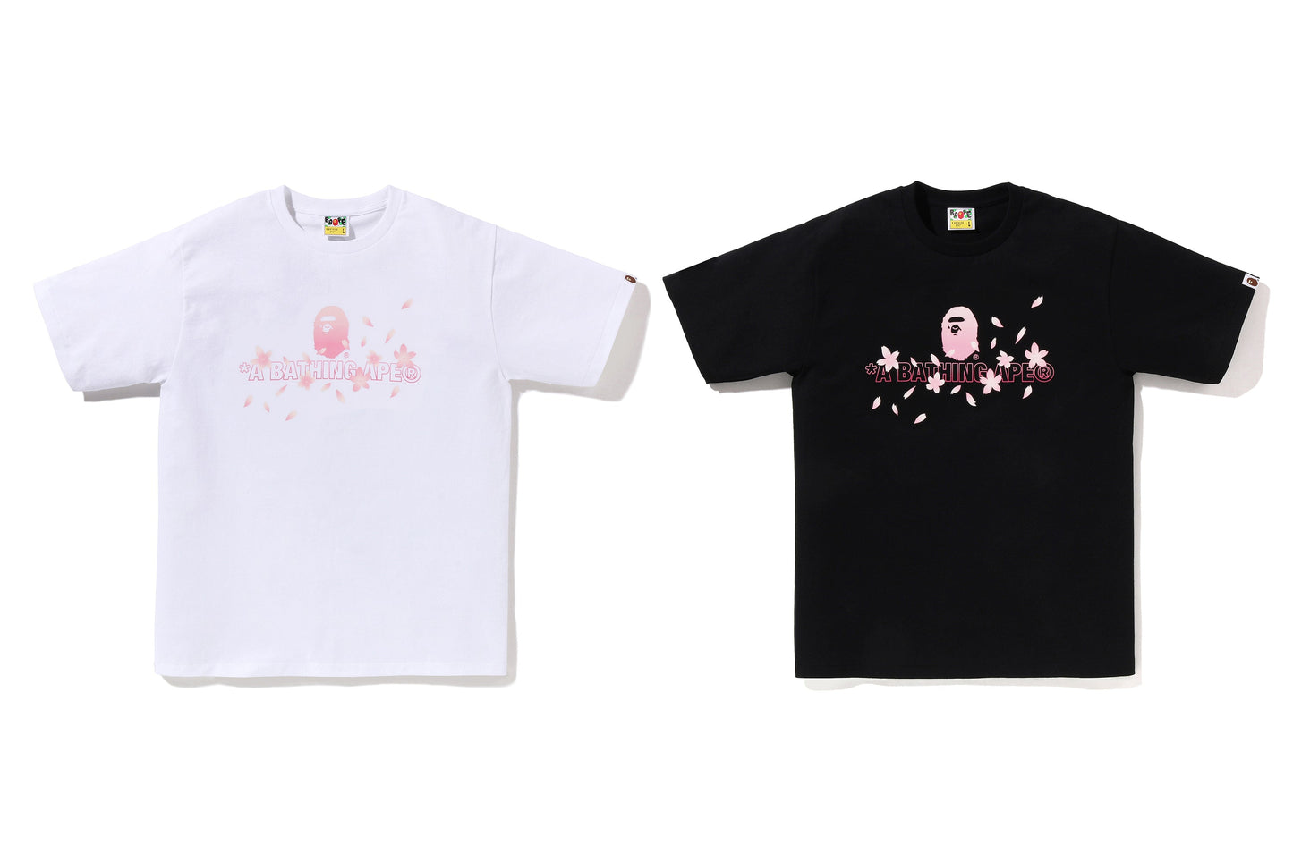 BAPE櫻花LOGO T恤