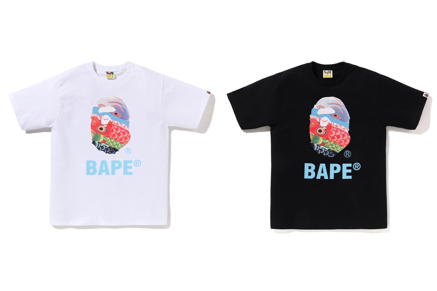 BAPE 鯉魚旗攝影APE頭短袖T恤