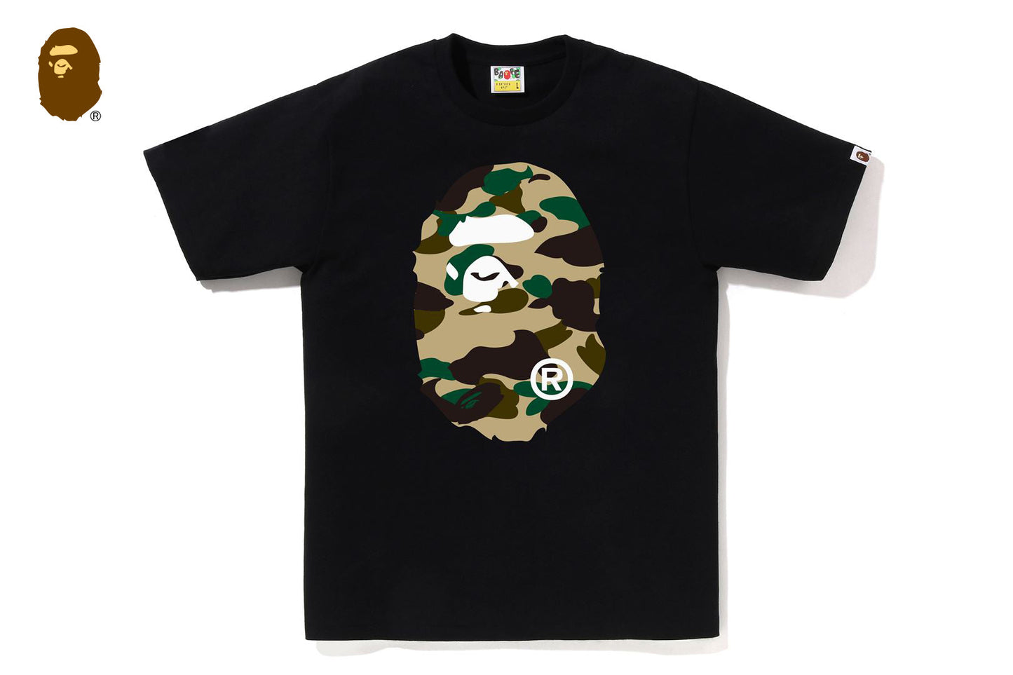 BAPE 1ST CAMO BIG APE HEAD TEE