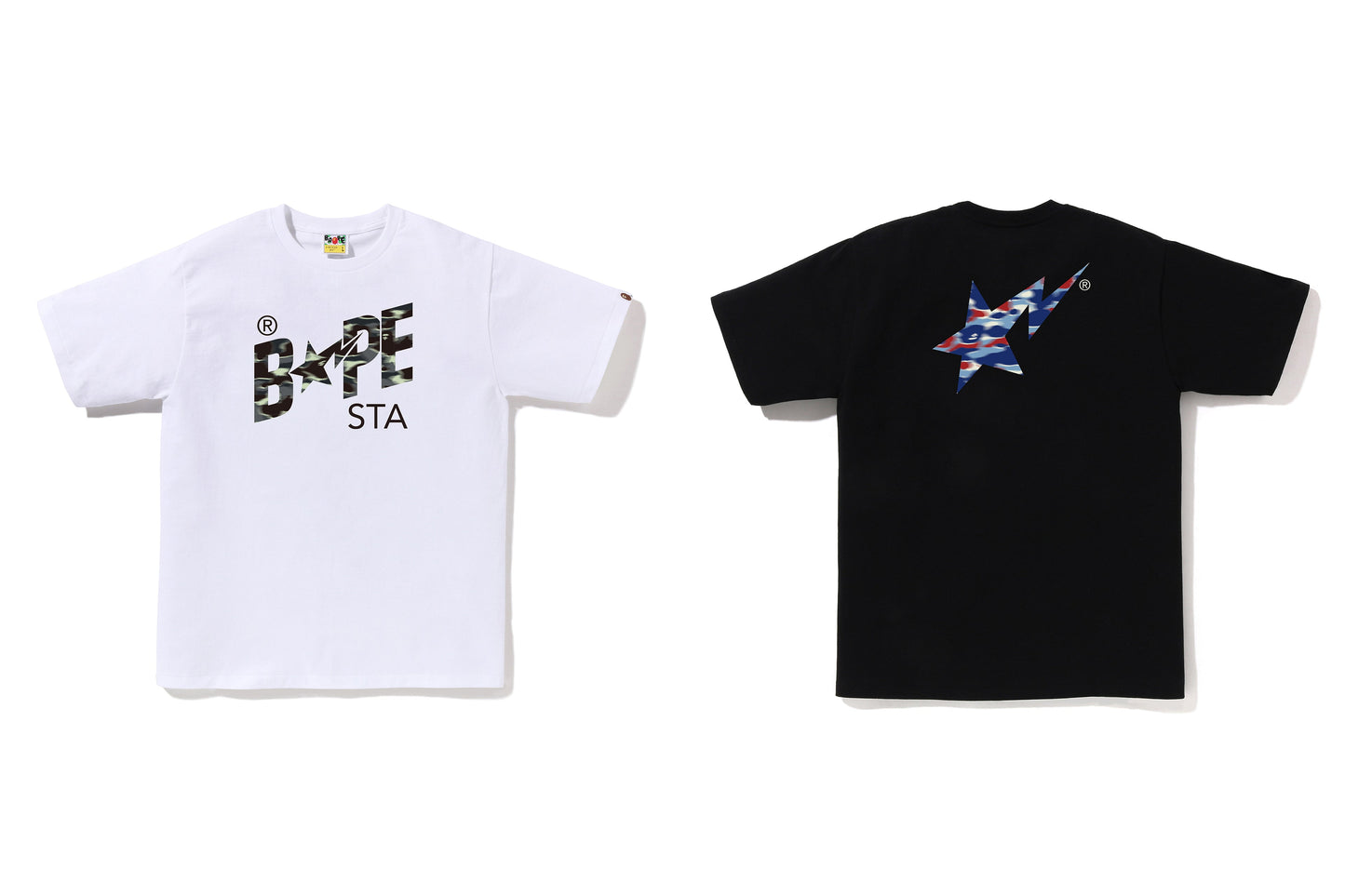 BAPE SCREEN CAMO BAPE STA TEE