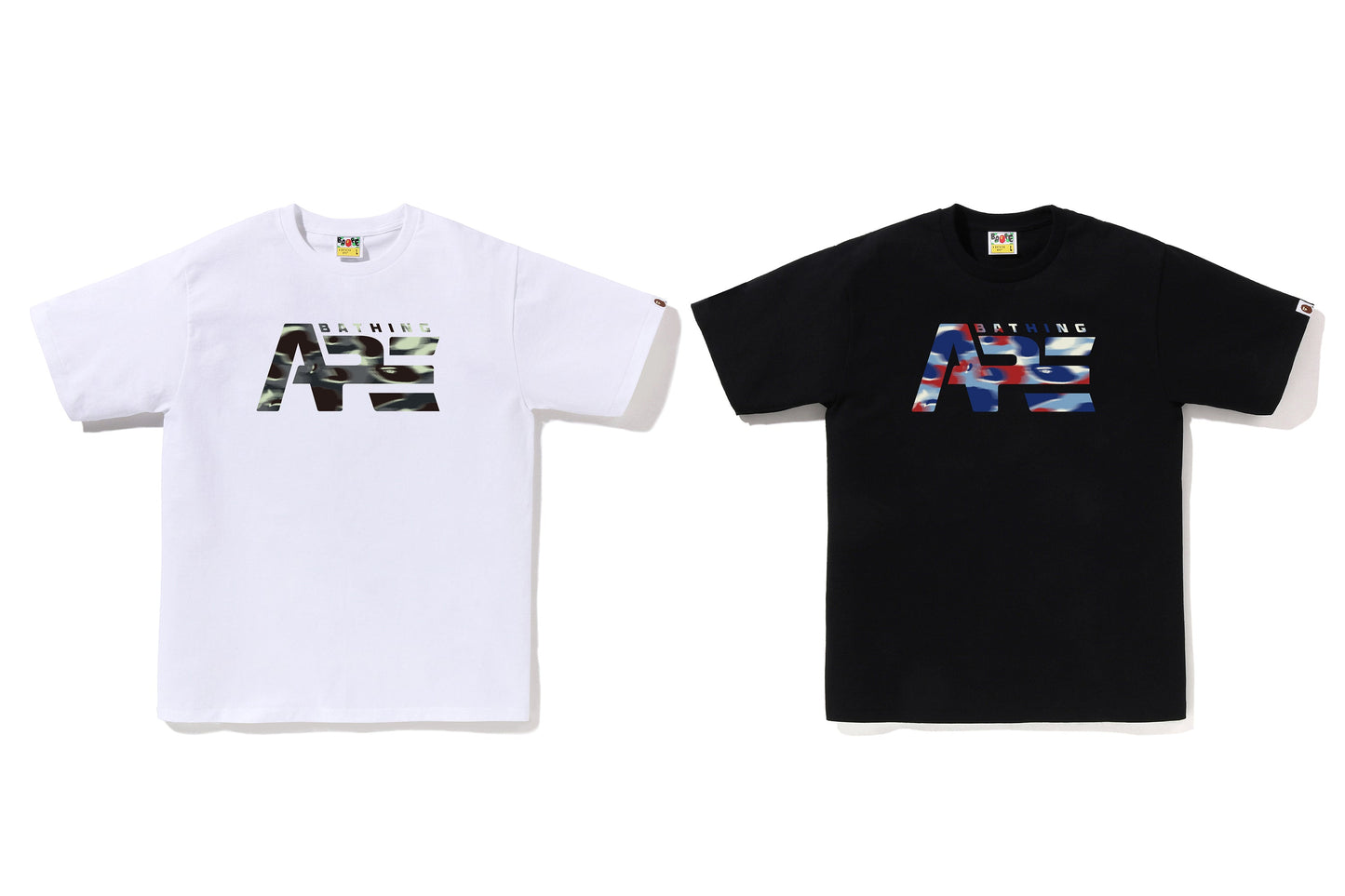 BAPE 螢幕迷彩戰術標誌短袖T恤