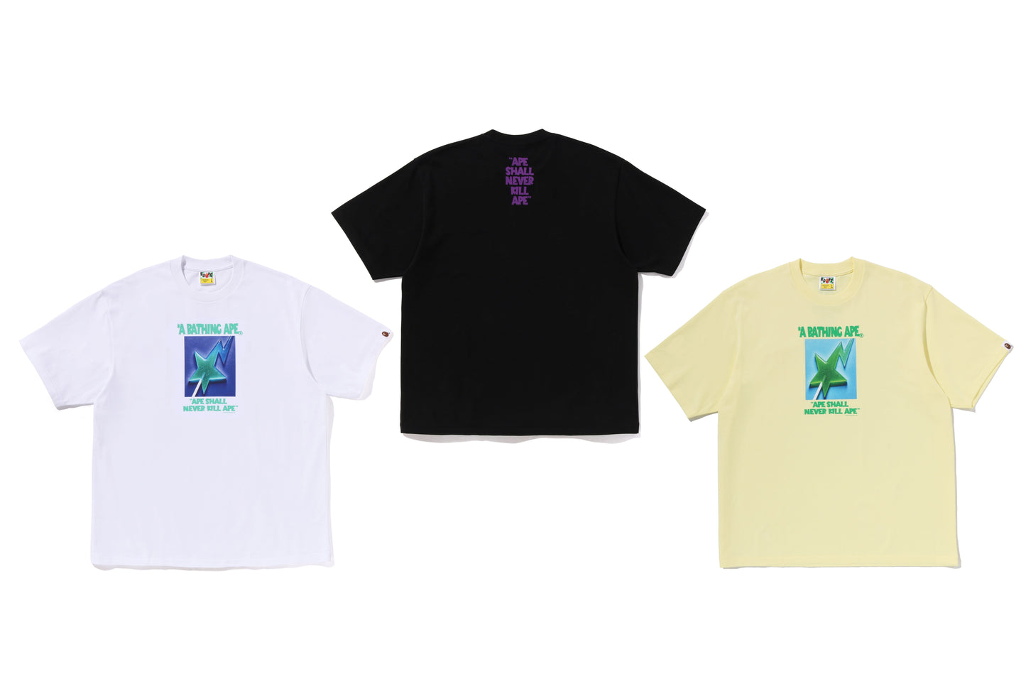 BAPE LOLLIPOP STA 圖案寬鬆版T恤