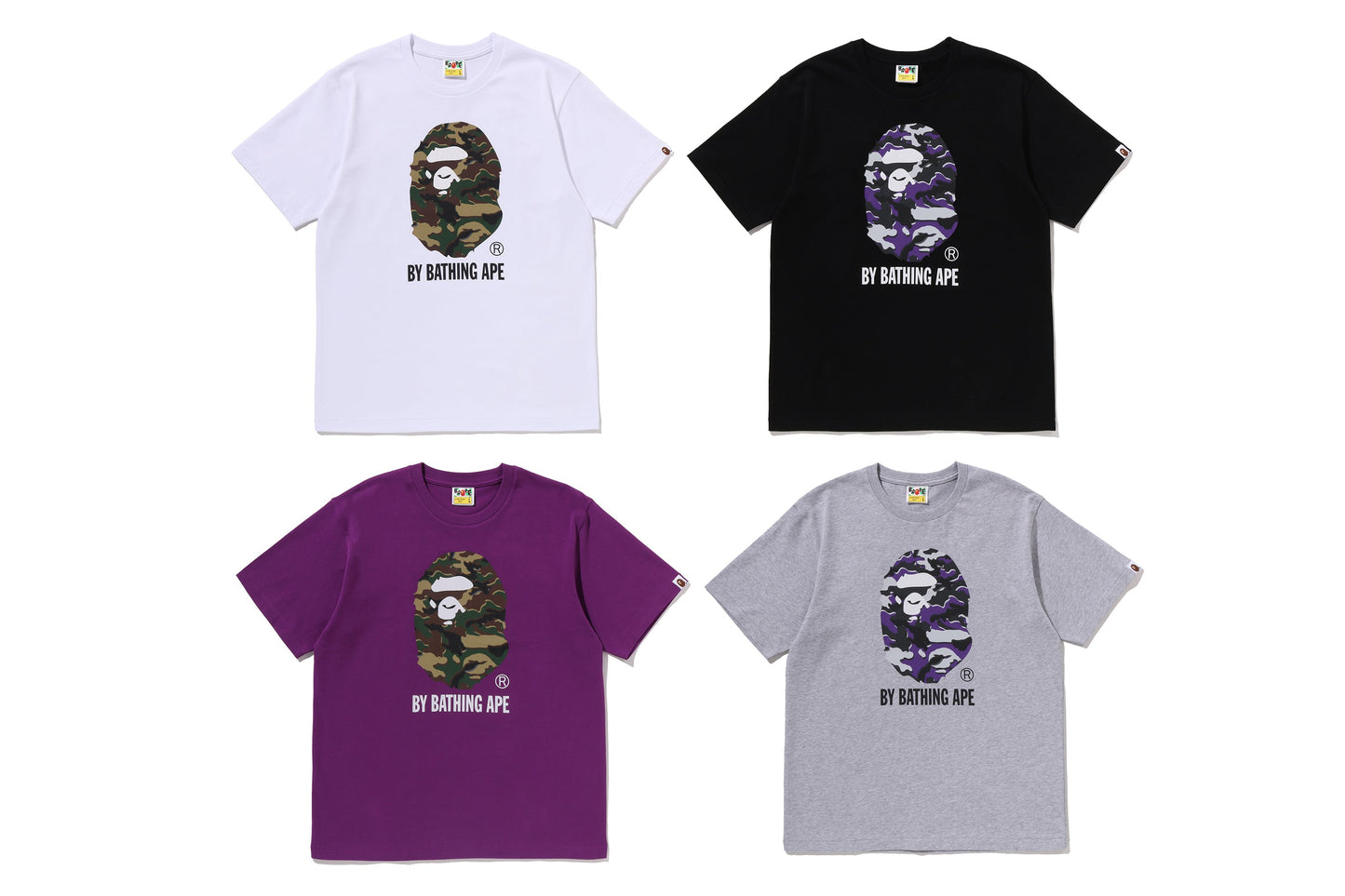 BAPE GLITCH WOODLAND CAMO TEE