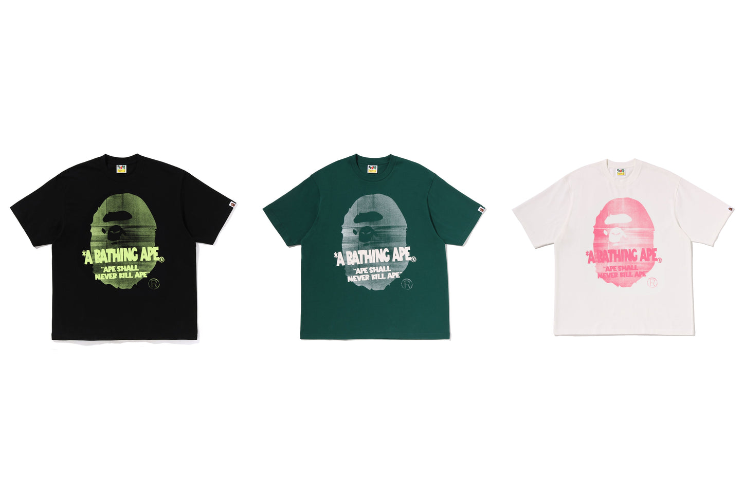 BAPE SPRAY APE HEAD 寬鬆版T恤