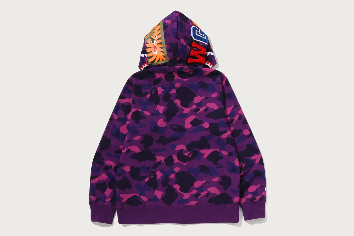 BAPE COLOR CAMO SHARK FULL ZIP HOODIE