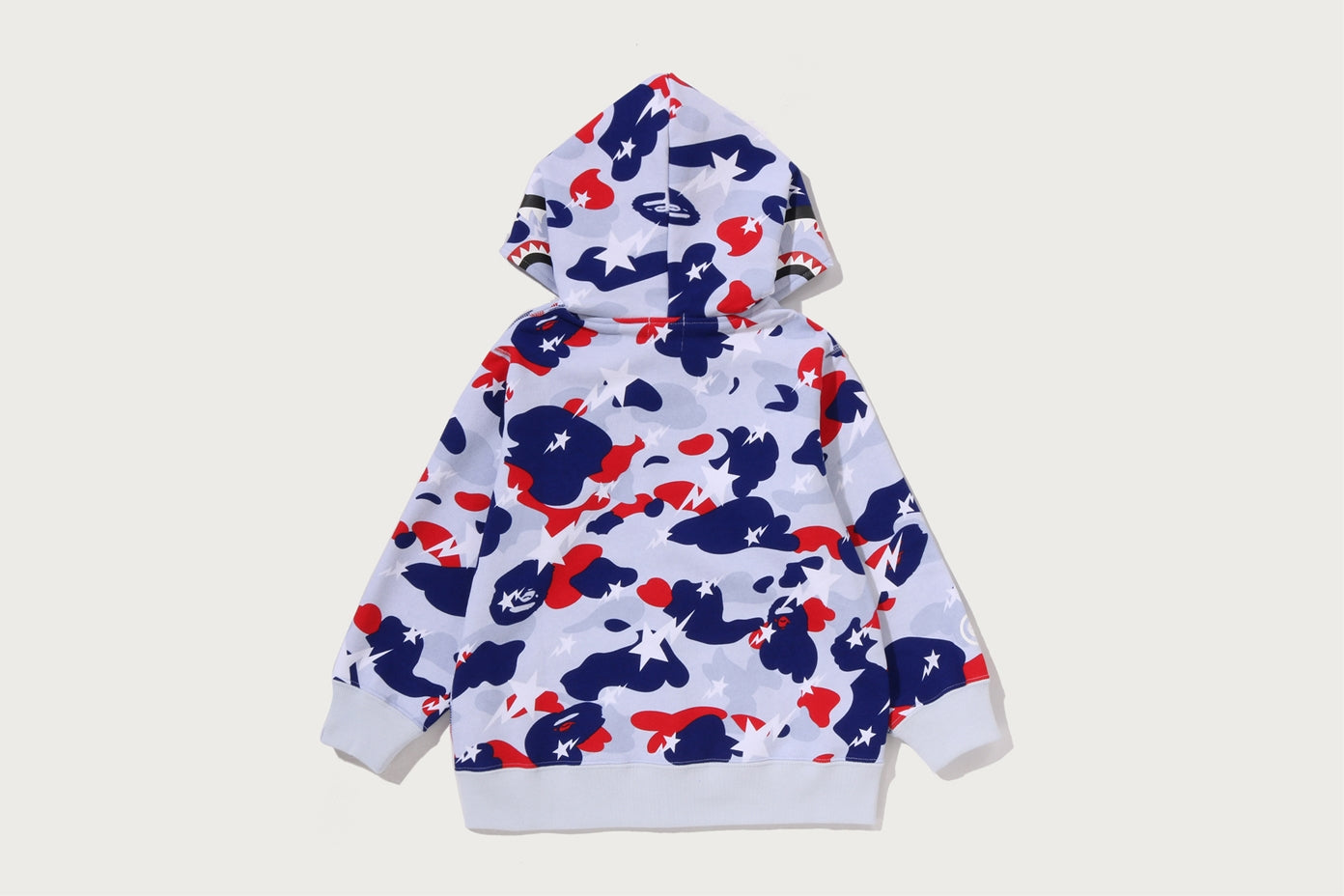 BAPE STA STRIKE CAMO SHARK ZIP HOODIE