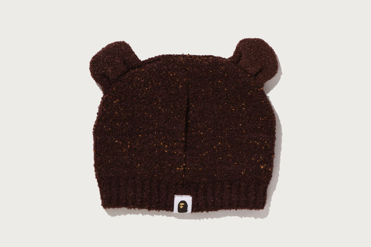 BAPE MILO FACE BEAR EAR BABY KNIT CAP