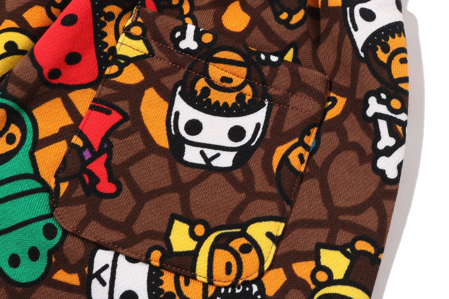BAPE MILO 多恐龍圖案嬰兒褲