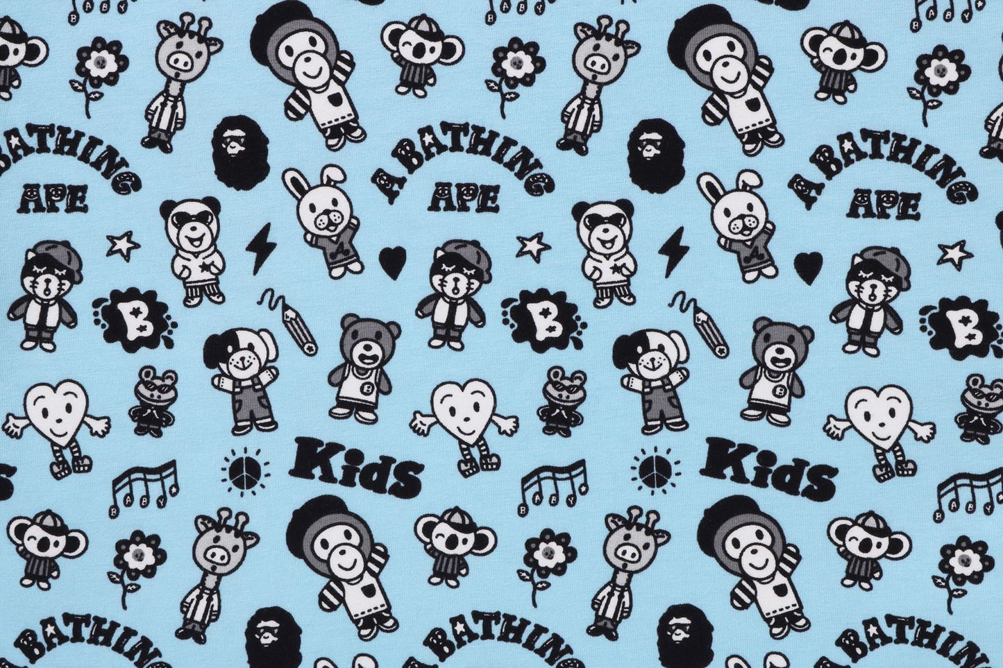 BAPE KIDS X CHOCOMOO MILO FRIENDS TEE