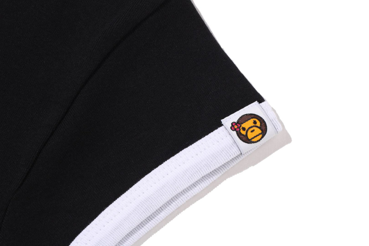 BAPE BABY LISA COLLEGE CROPPED TEE