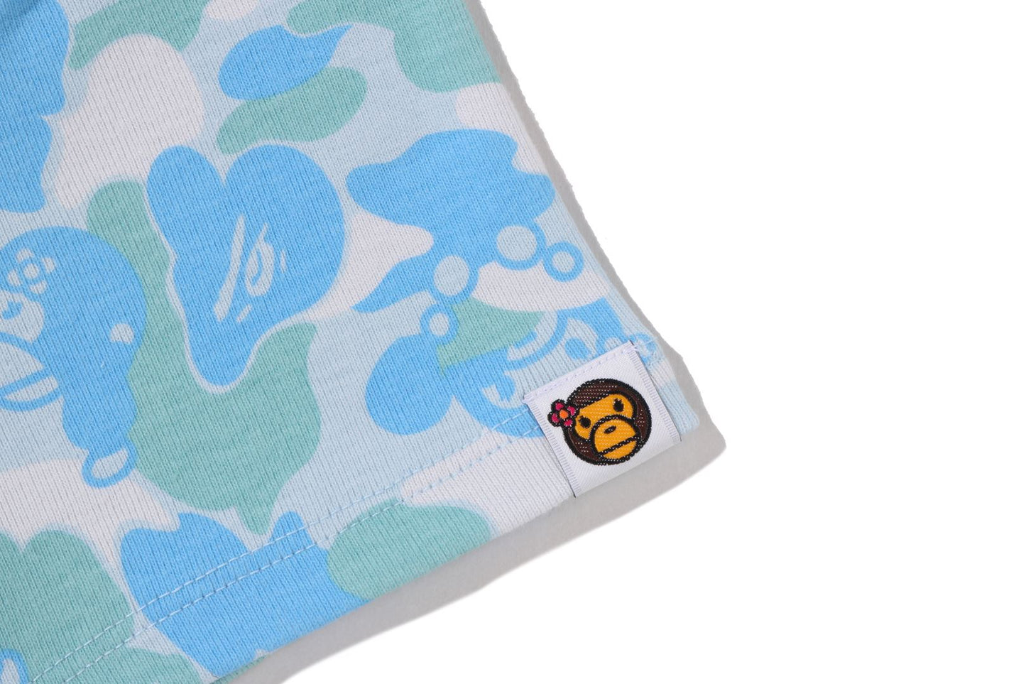 BAPE BABY LISA ABC CAMO COLLEGE MINI TEE