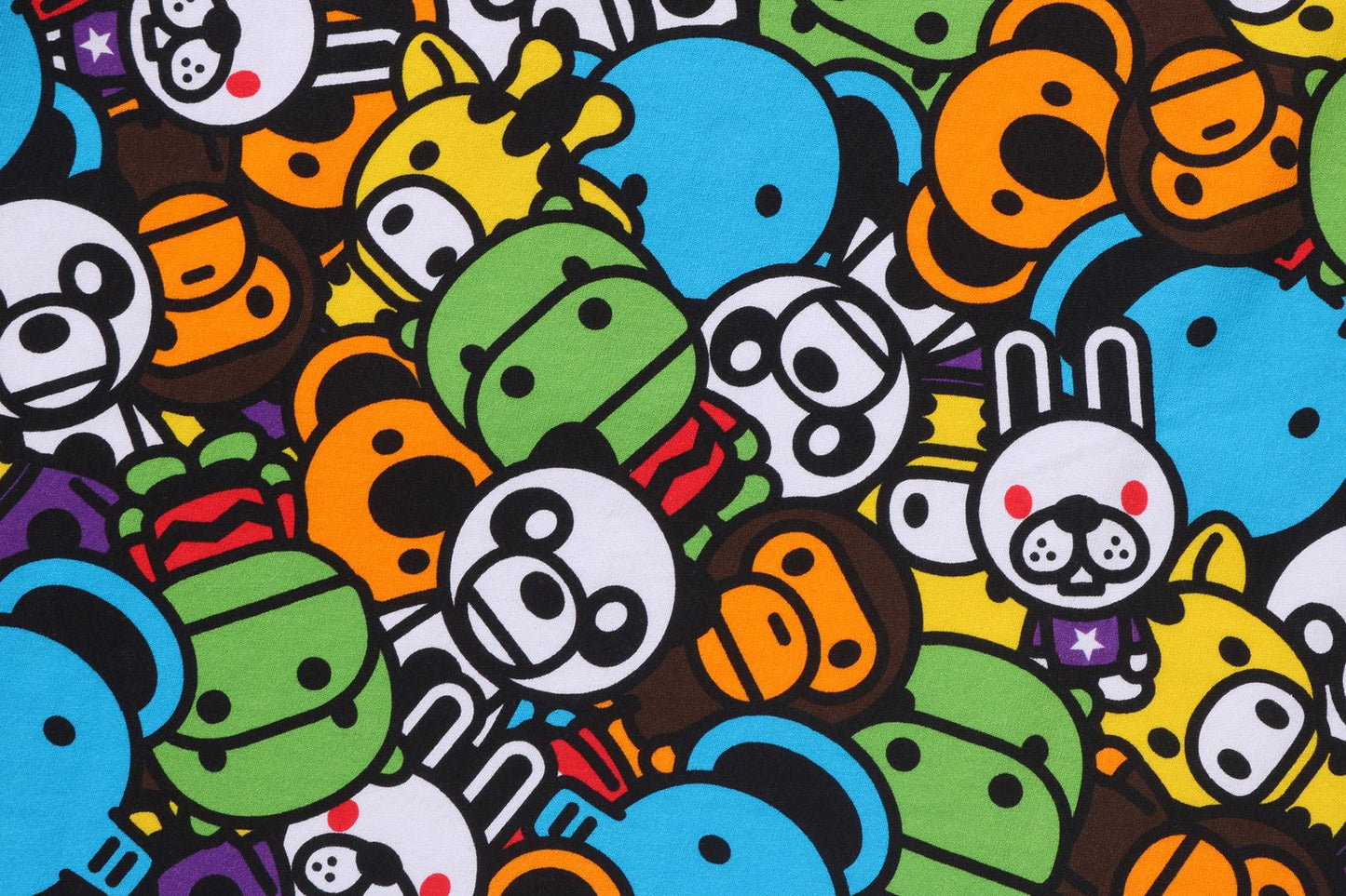 BAPE MILO ALL FRIENDS FAKE CAMERA TEE