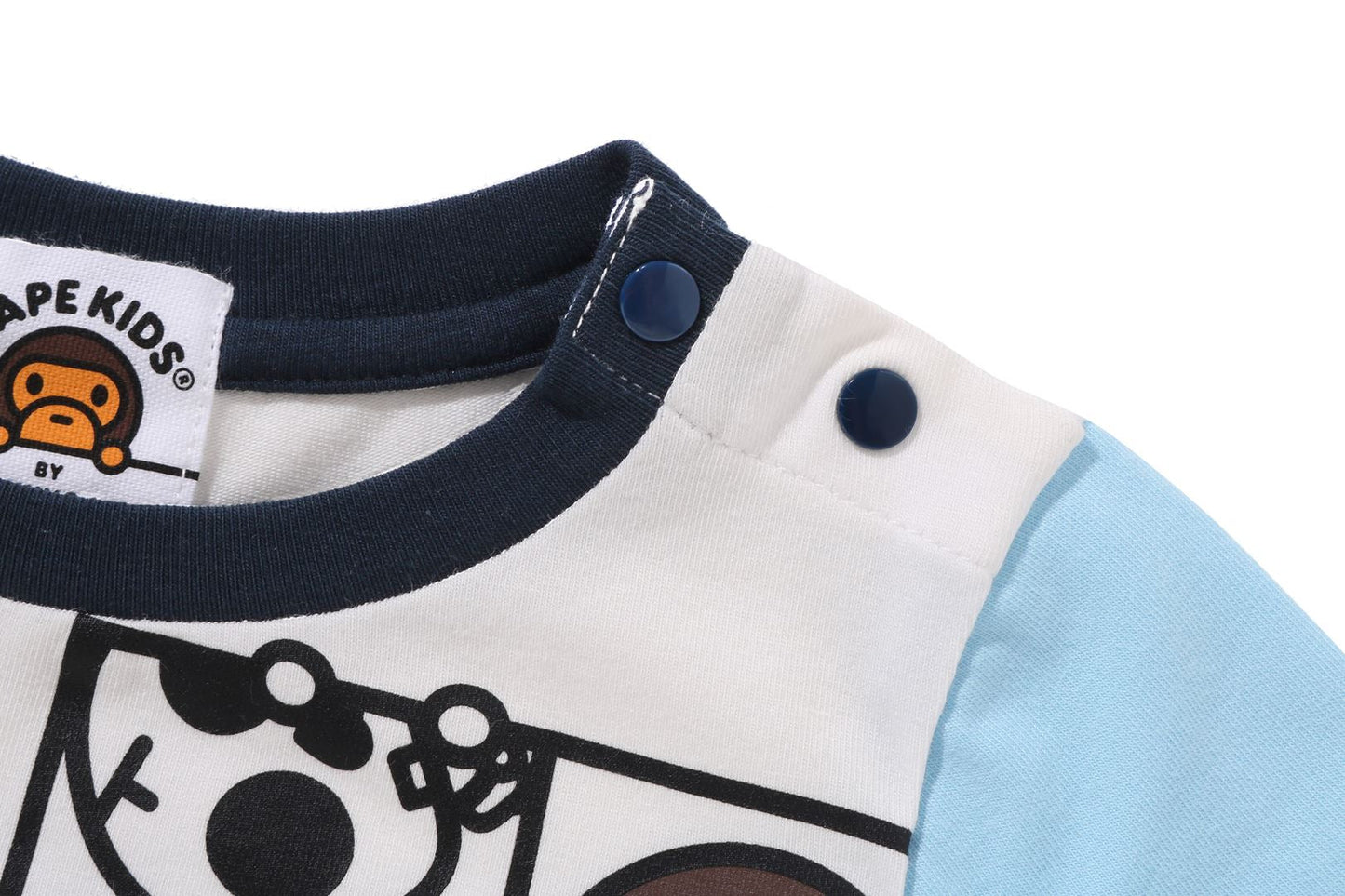BAPE BABY MILO FRIENDS BLOCK TEE