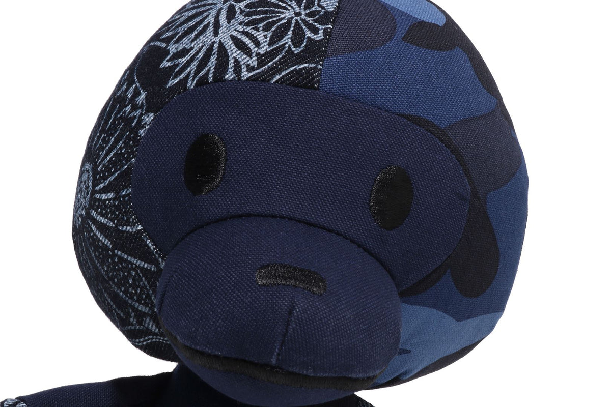 BAPE PATCHWORK BABY MILO 毛絨玩具
