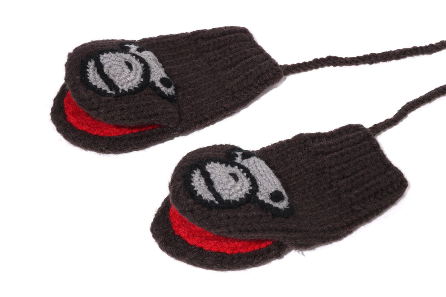 BAPE BABY MILO 羊毛混紡針織手套