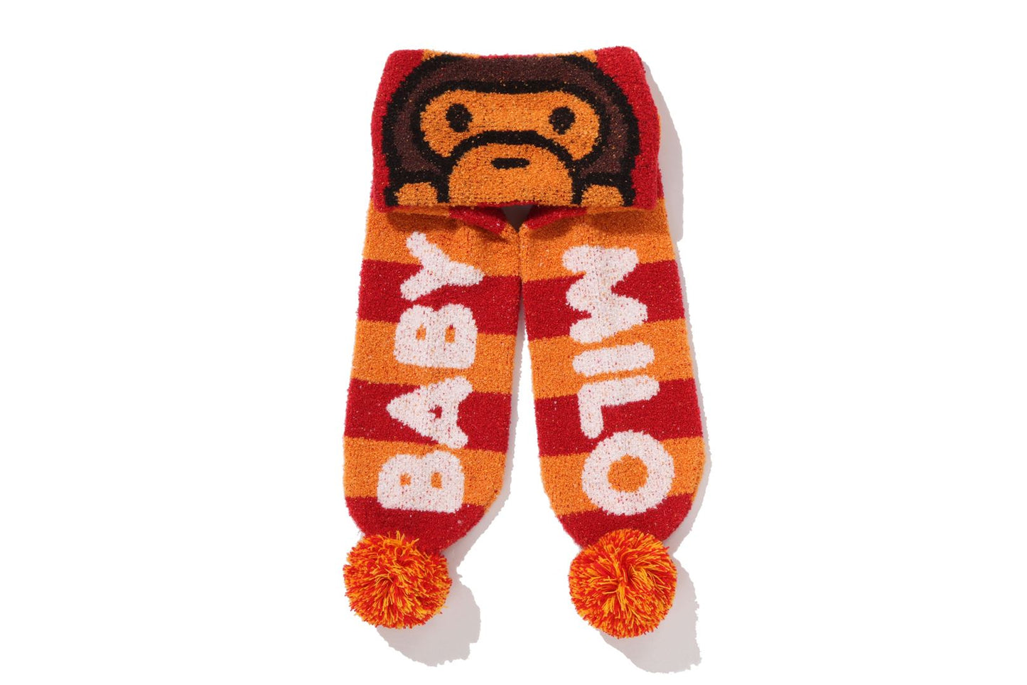 BAPE BABY MILO STRIPE KNIT SCARF