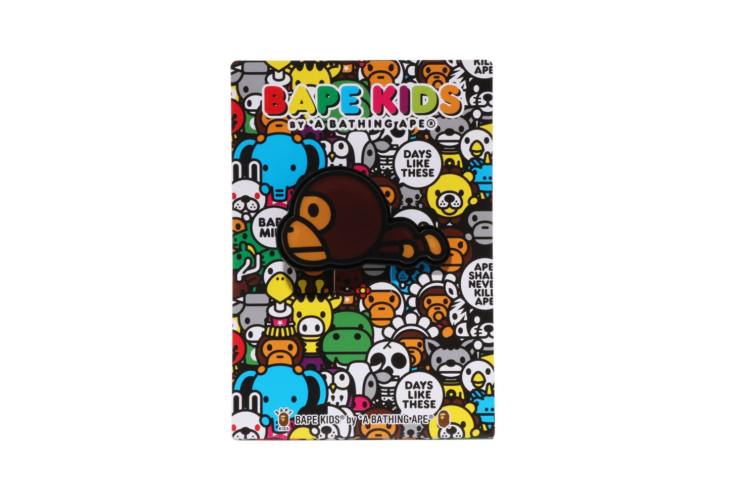 BAPE BABY MILO 壓克力髮夾