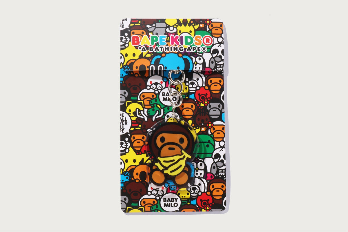 BAPE BABY MILO BANANA 壓克力鑰匙圈