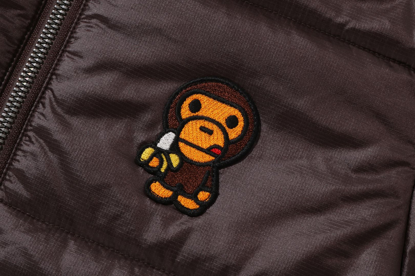 BAPE BABY MILO PATCH 中綿連帽外套