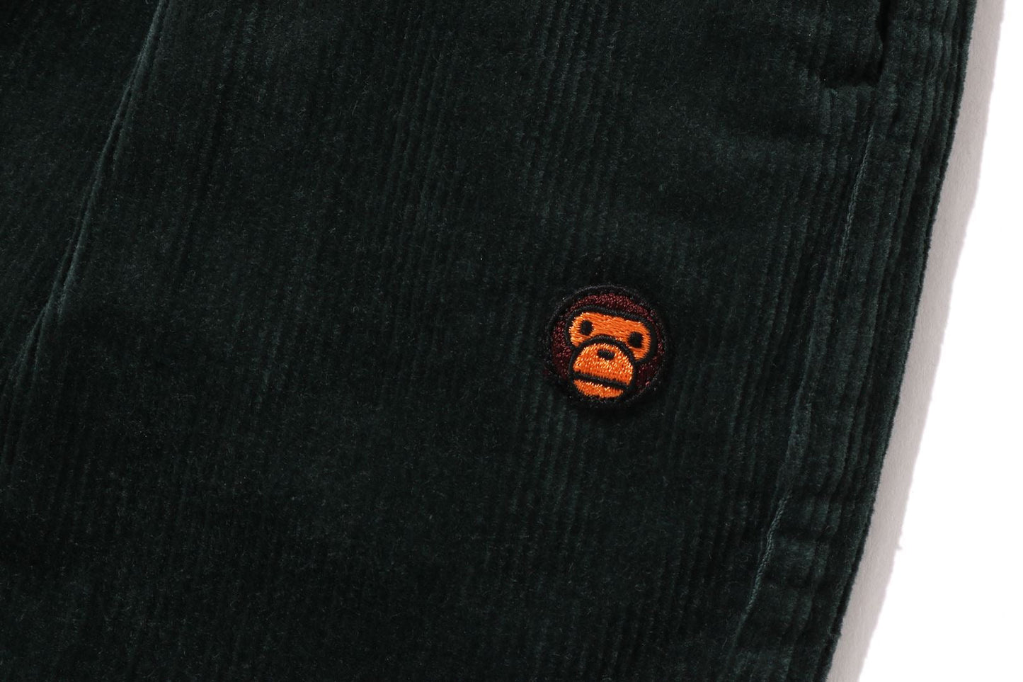 BAPE ONE POINT CORDUROY CURVED PANTS