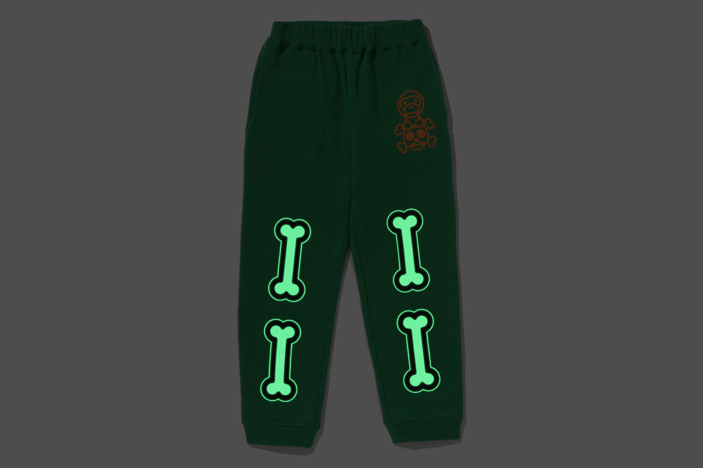 BAPE BABY MILO SKULL SKULL SWEAT PANTS