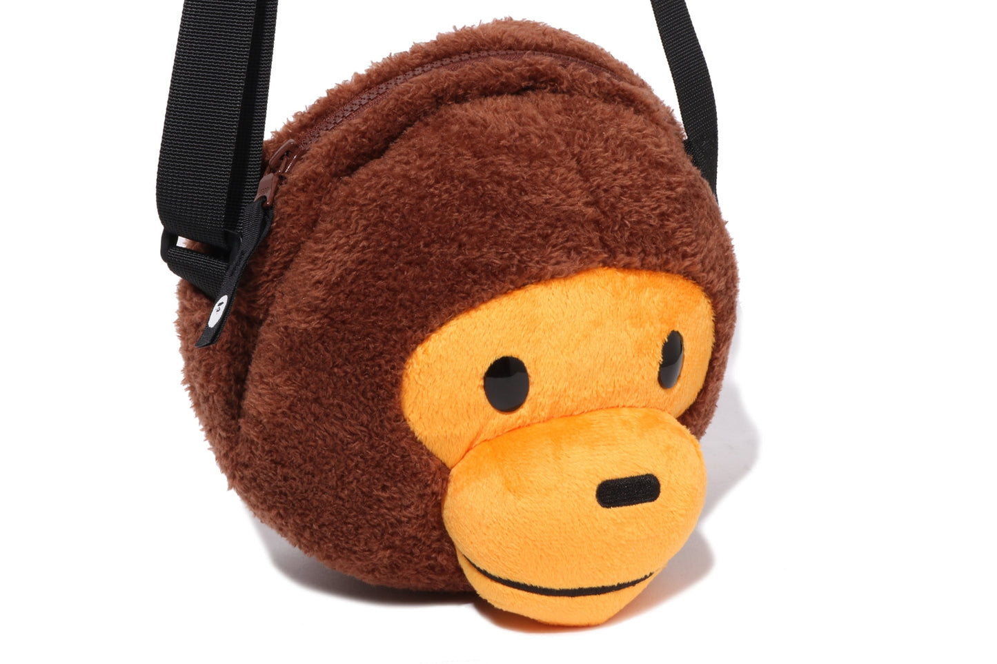 BAPE BABY MILO FACE 毛絨娃娃肩背包