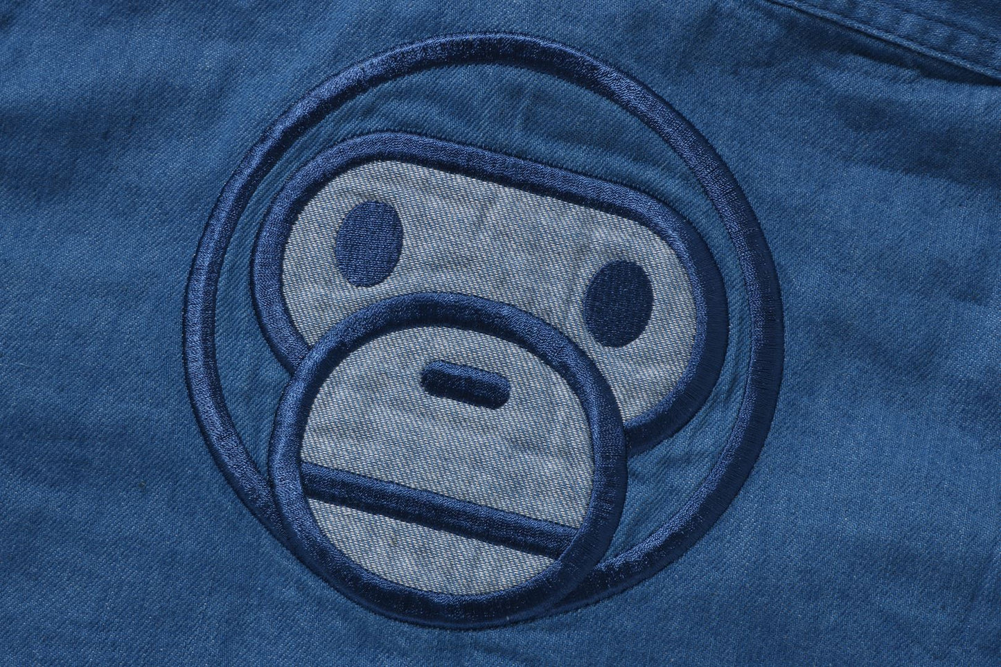 BAPE BABY MILO PATCH DENIM SHIRT
