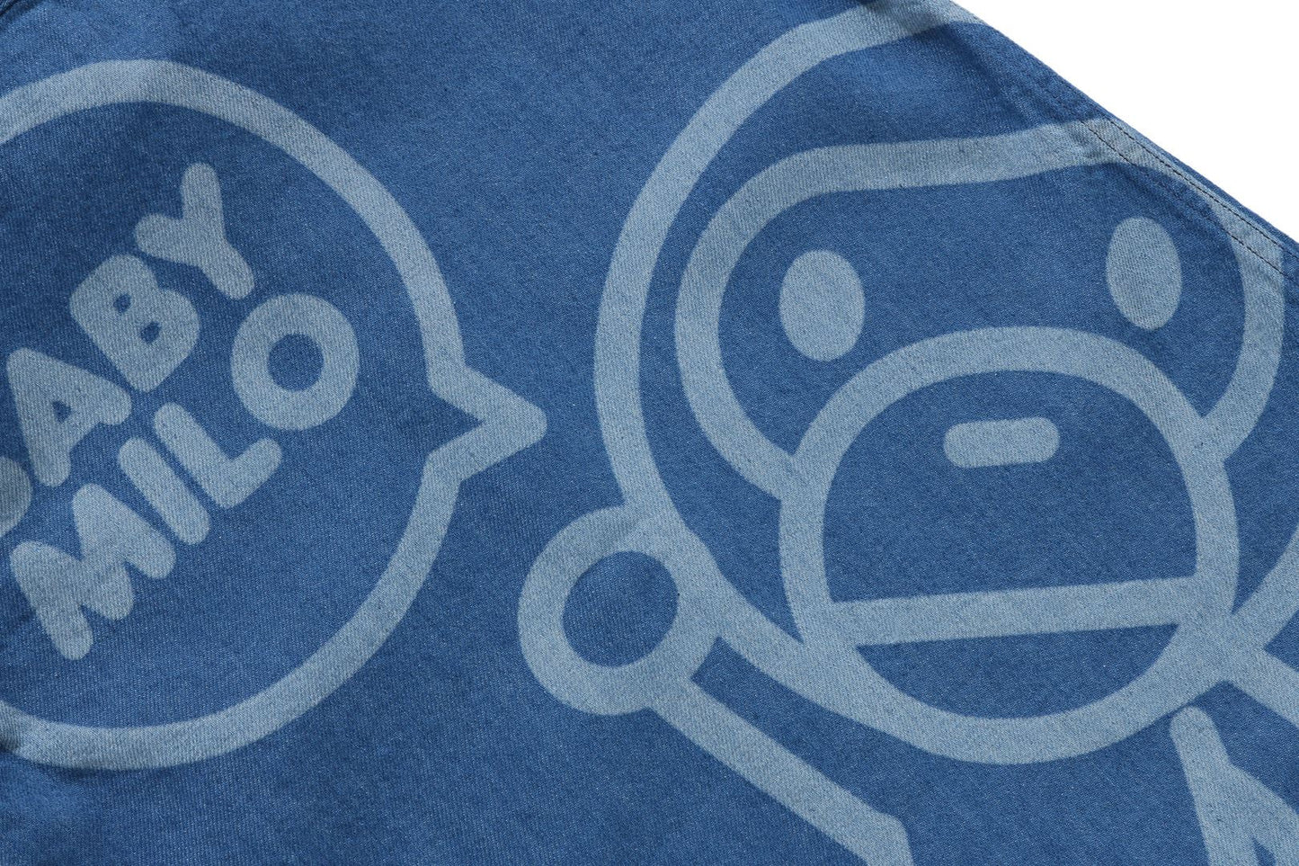 BAPE BABY MILO 8 OZ 牛仔襯衫