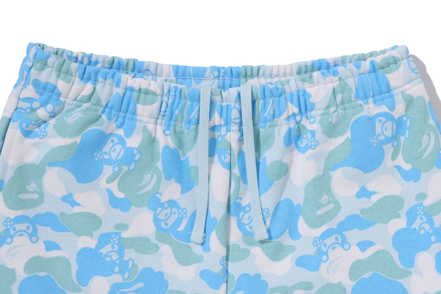 BAPE BABY LISA ABC CAMO SWEAT SHORTS