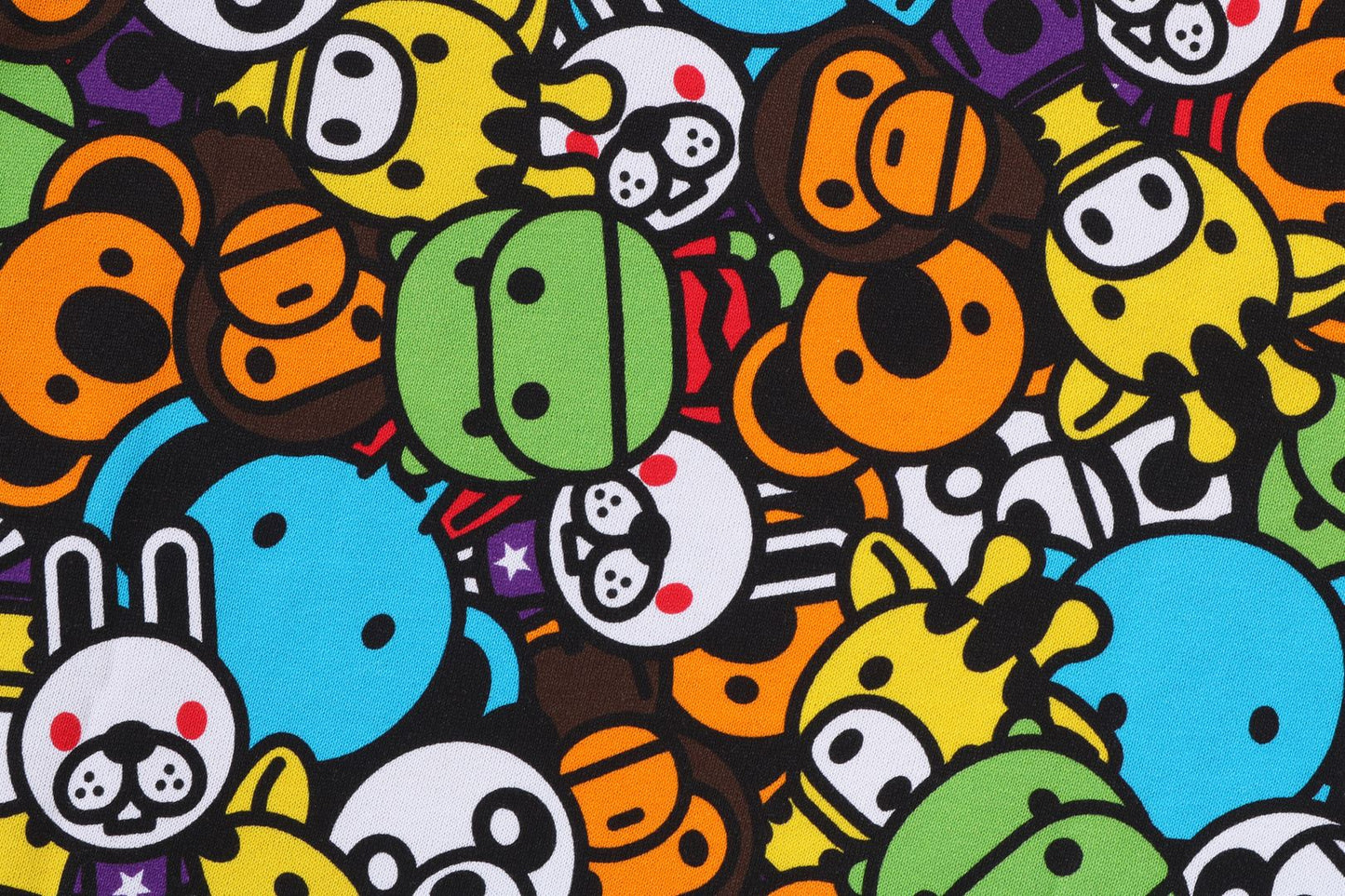 BAPE MILO ALL FRIENDS 圓領運動衫