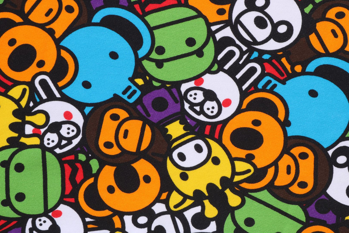 BAPE MILO ALL FRIENDS 圓領運動衫