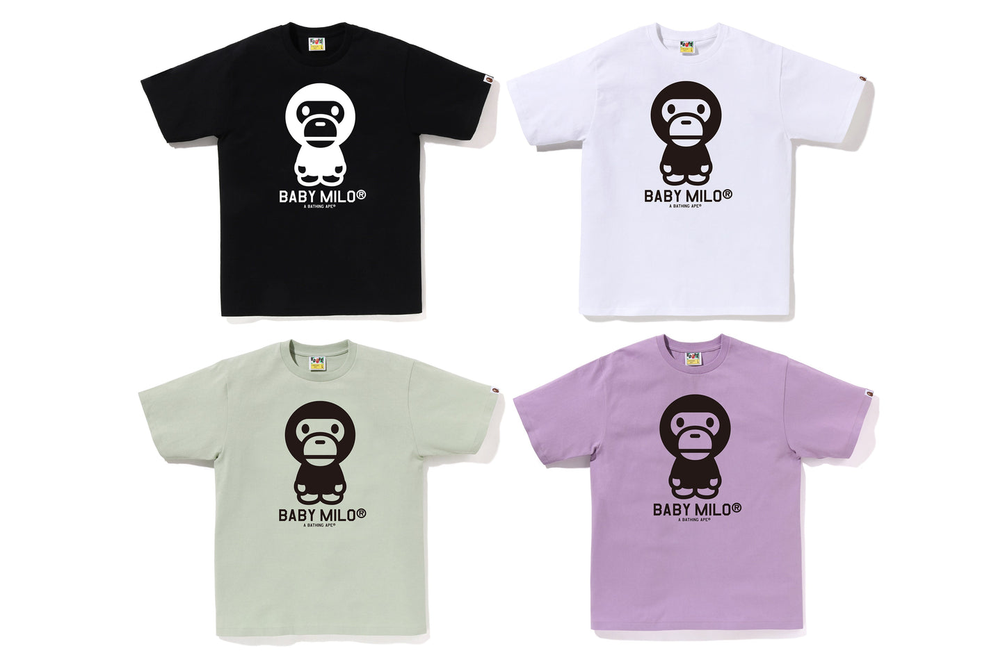 BAPE BICOLOR BABY MILO TEE