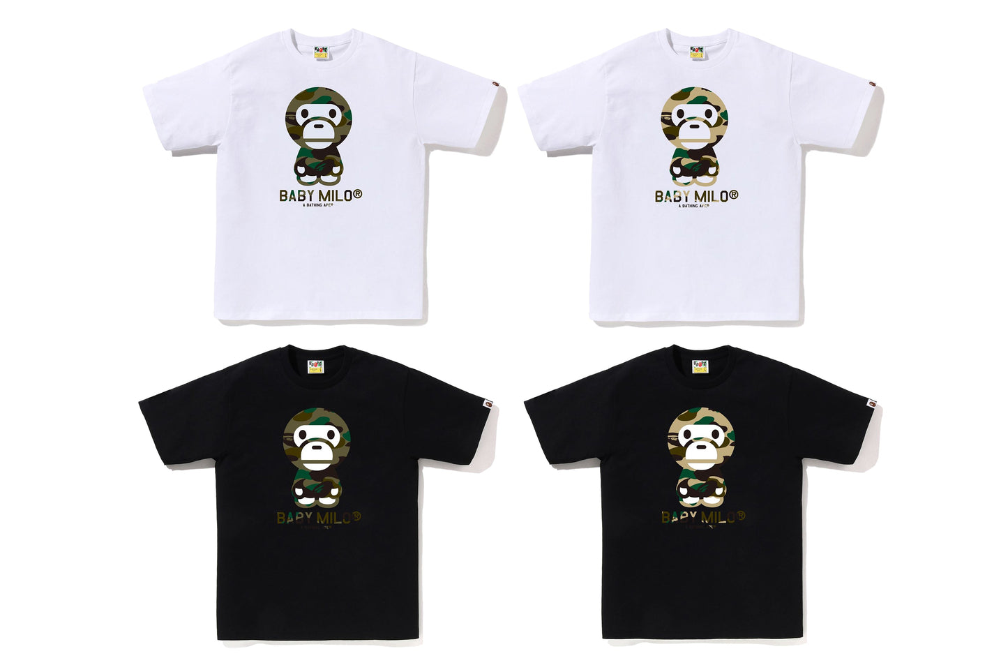 BAPE 1ST CAMO BABY MILO TEE