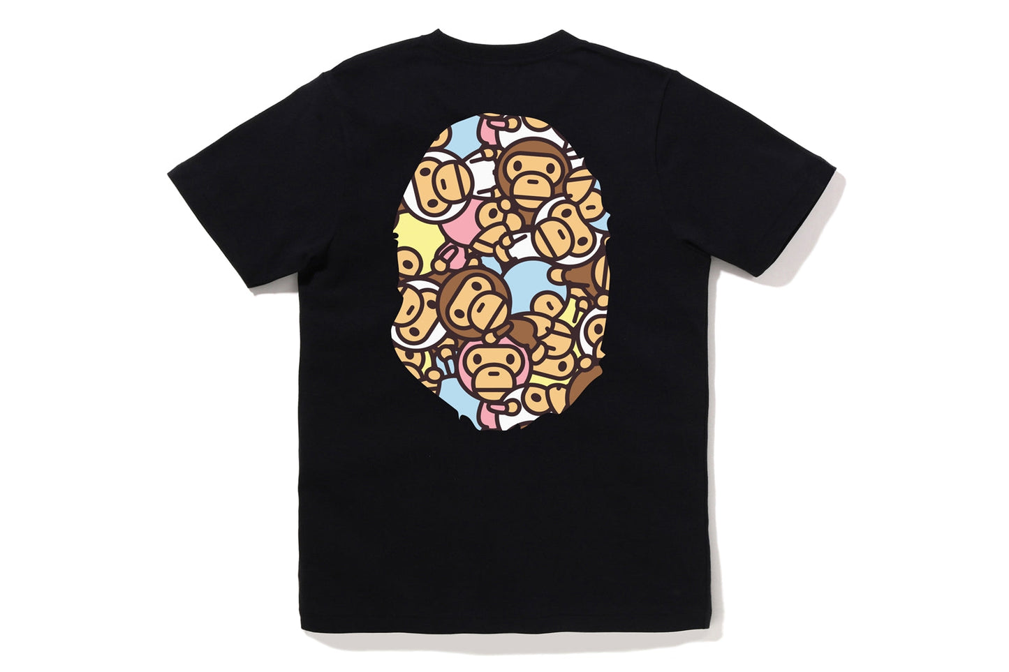 BAPE ALL BABY MILO MULTI BIG APE HEAD TEE