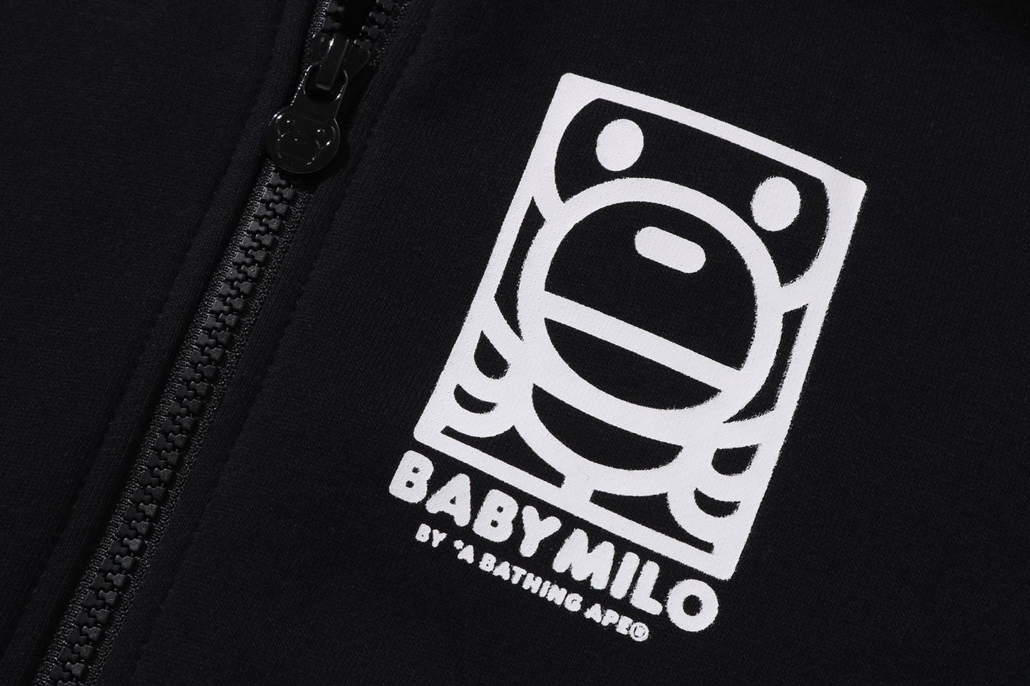 BAPE SQUARE MILO 寬鬆版拉鍊連帽外套