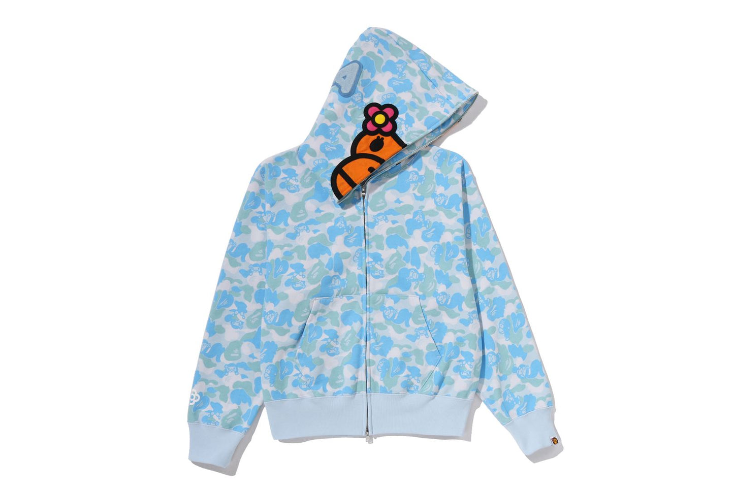 BAPE BABY LISA ABC CAMO 全拉鍊連帽外套