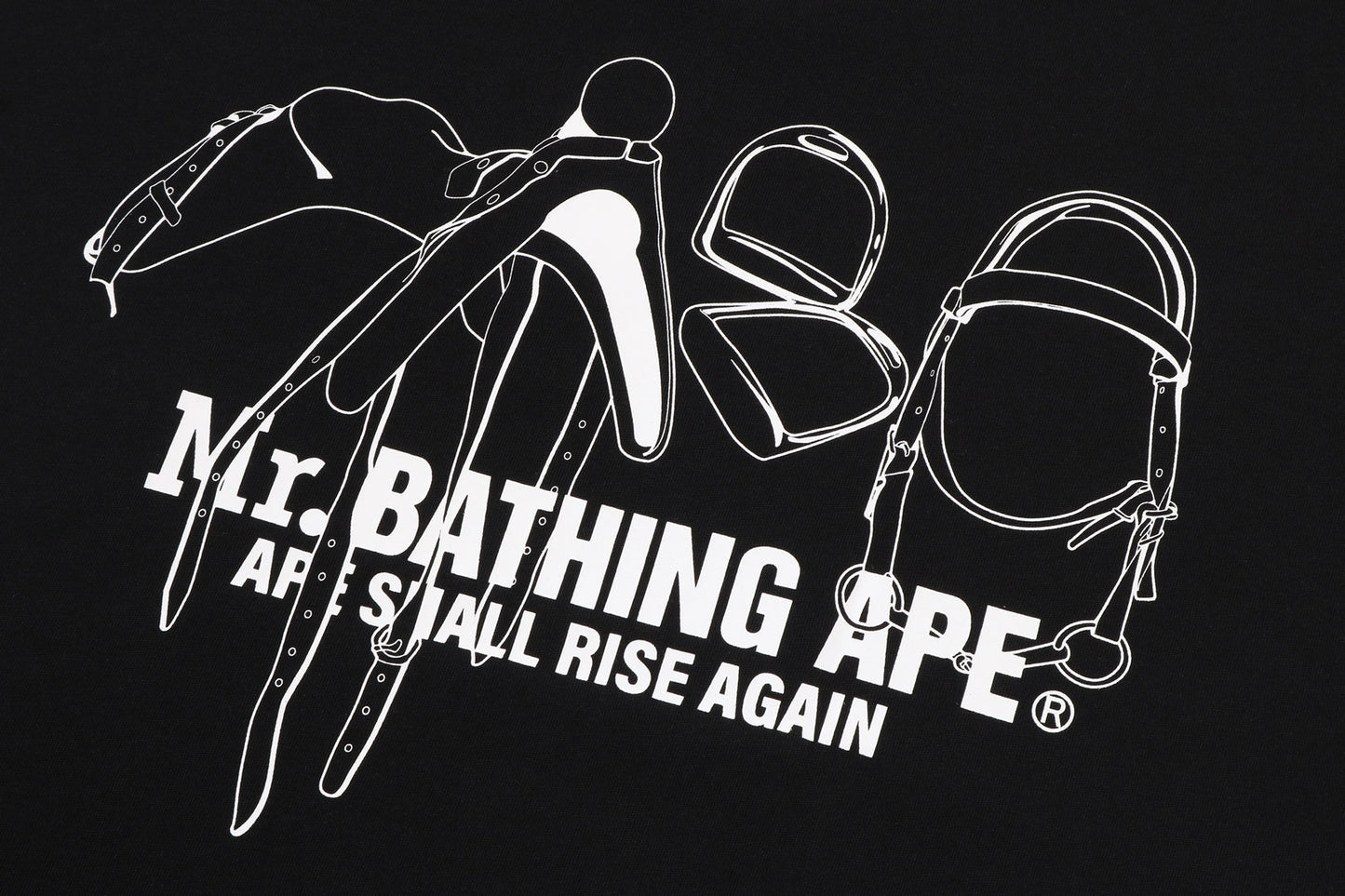 BAPE 鞍印圖案T恤