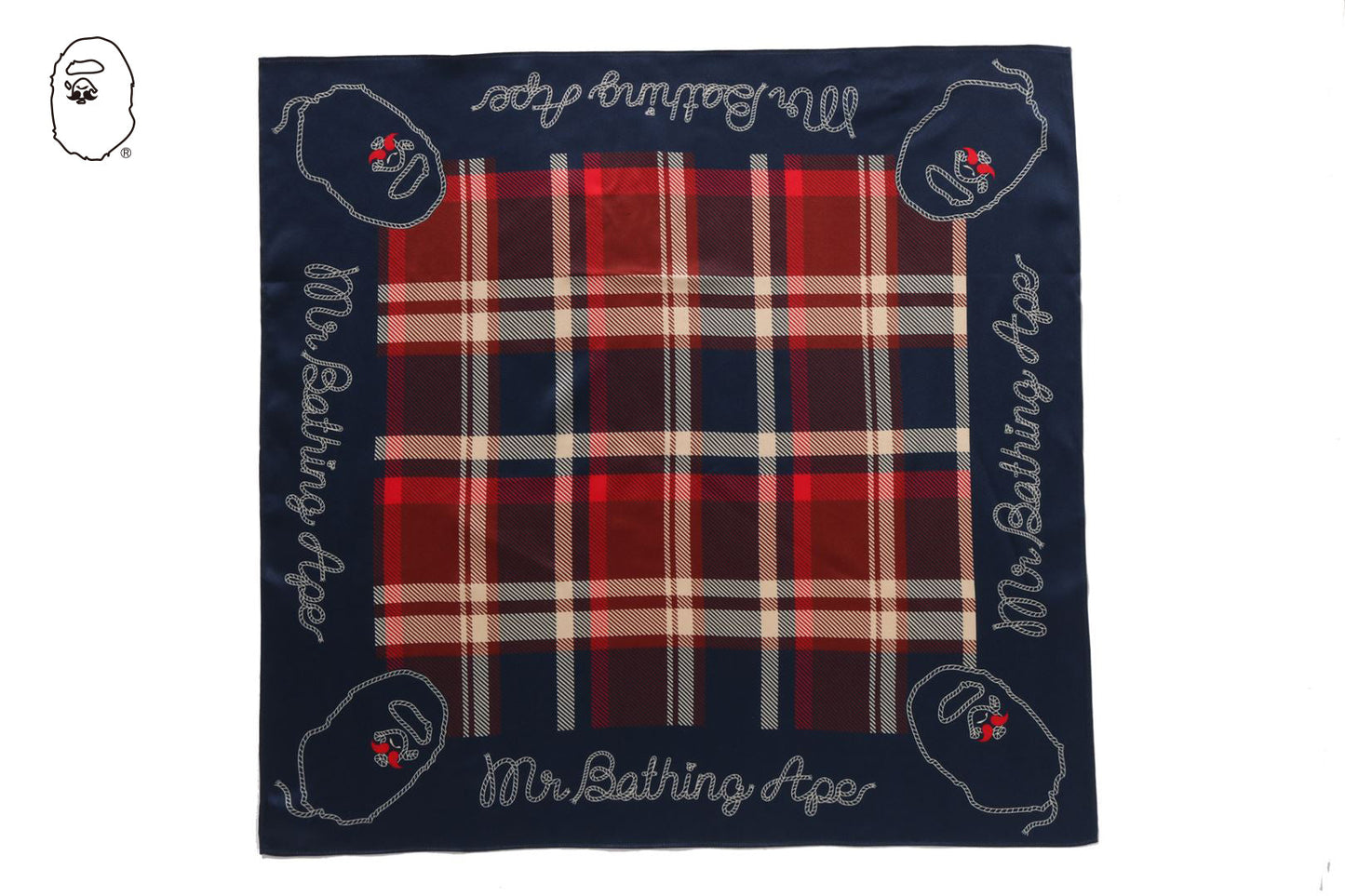 BAPE CHECK SCARF