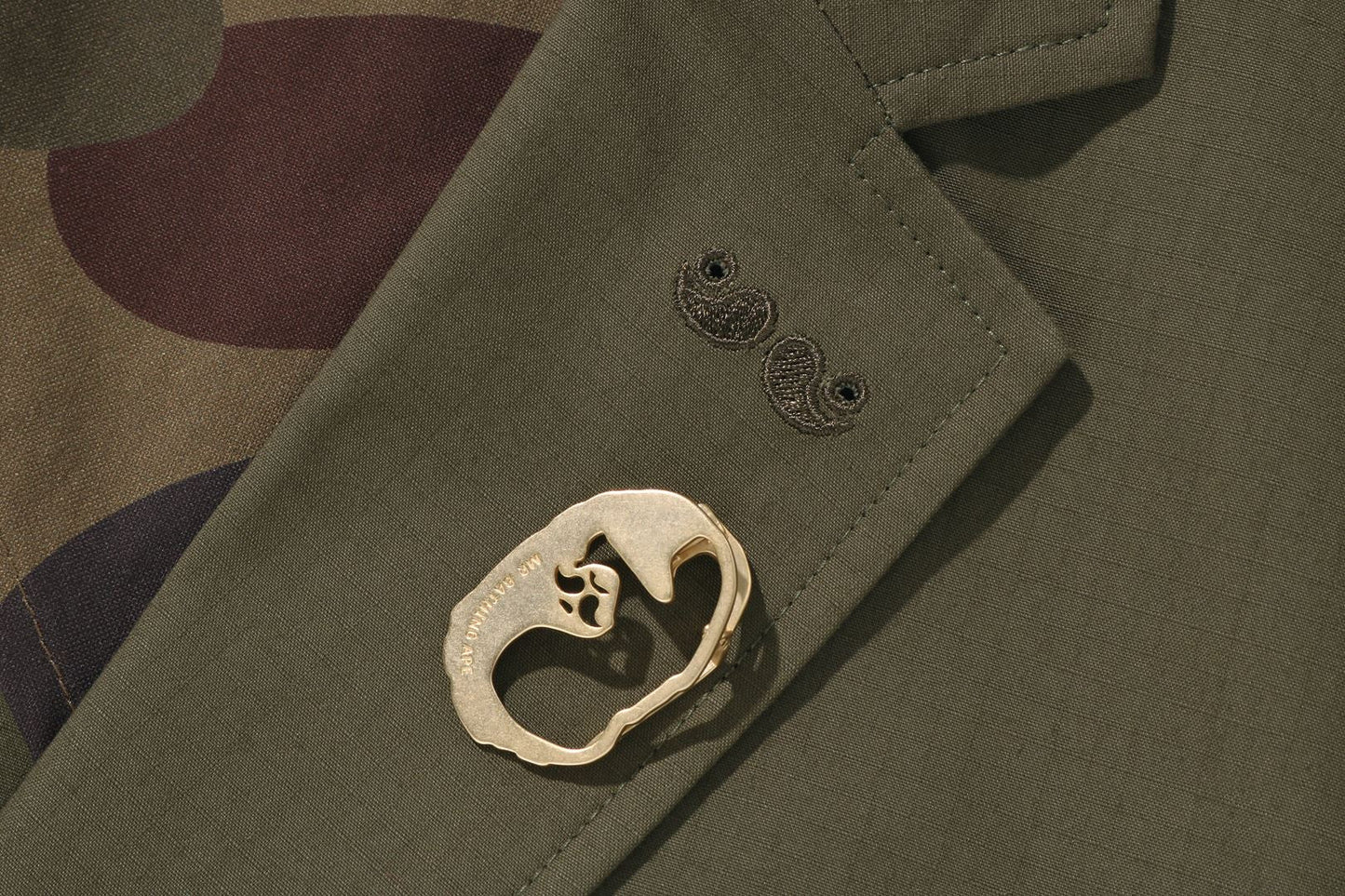 BAPE 金屬鈕扣輕便外套